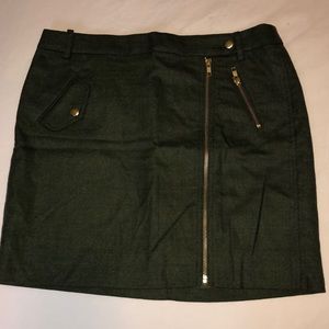 J.Crew olive green skirt